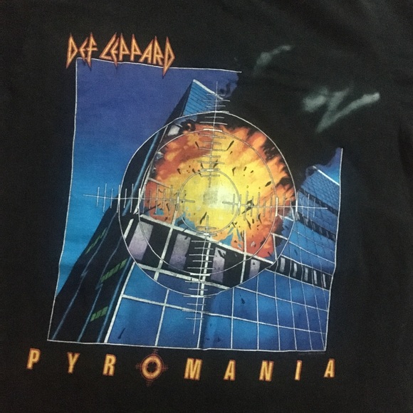 Def Leppard T shirt Pyromania S - Picture 4 of 9